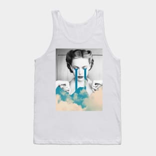 Cry Baby Cry - Surreal/Collage Art Tank Top